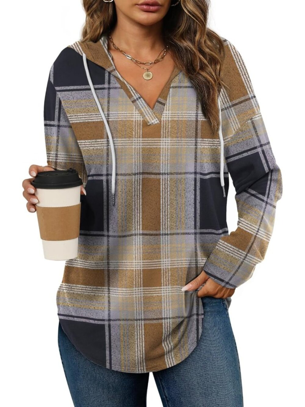 Trendy Women's Oversized Hoodies & Pullover Sweatshirts - Long Sleeve Loose Fit